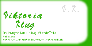 viktoria klug business card